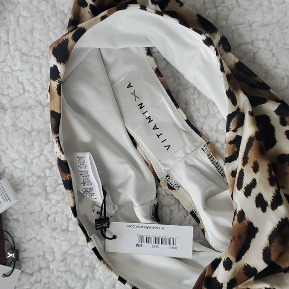 Vitamin A Bikini Set Brown and Wild Cat Print - Picture 6 of 17